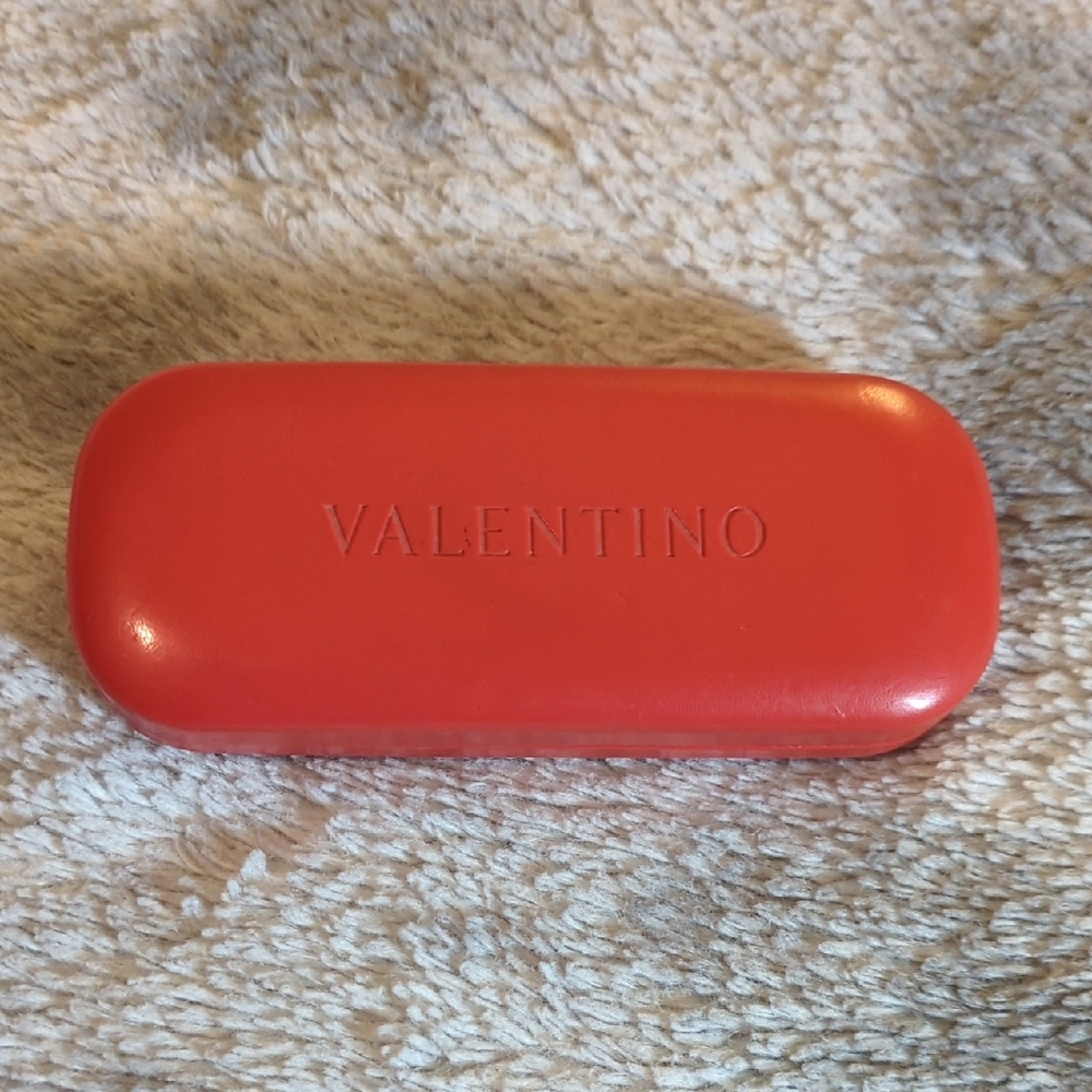 Valentino Vibrant Red Eyewear Case